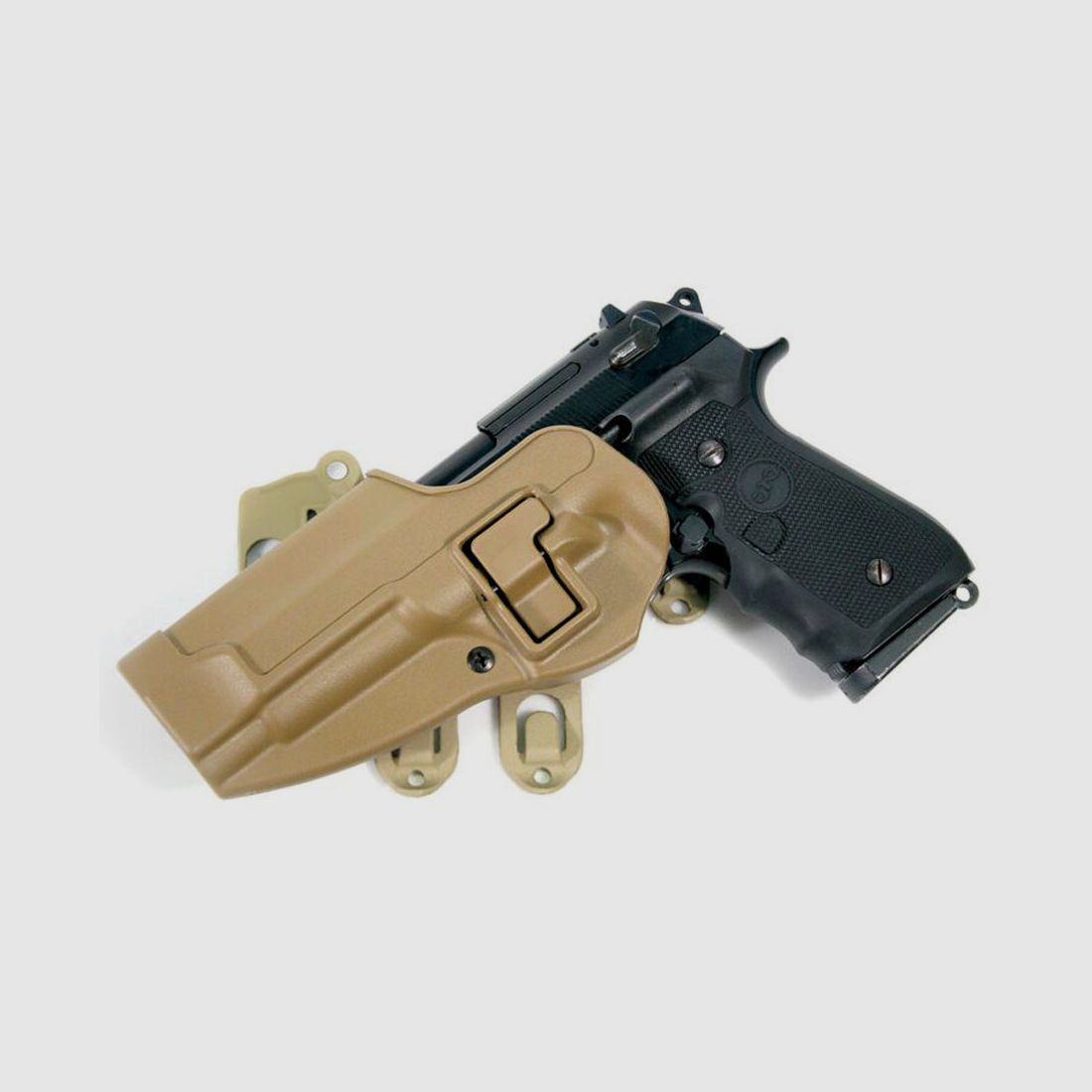 BLACKHAWK! S.T.R.I.K.E. CQC Plattform mit SERPA Holster (linkshändig) für Beretta 92/96