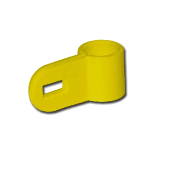 Gelbe Kunststoff-Anhänger-Ring Durchmesser 7,5 MM für Hybride Erpel