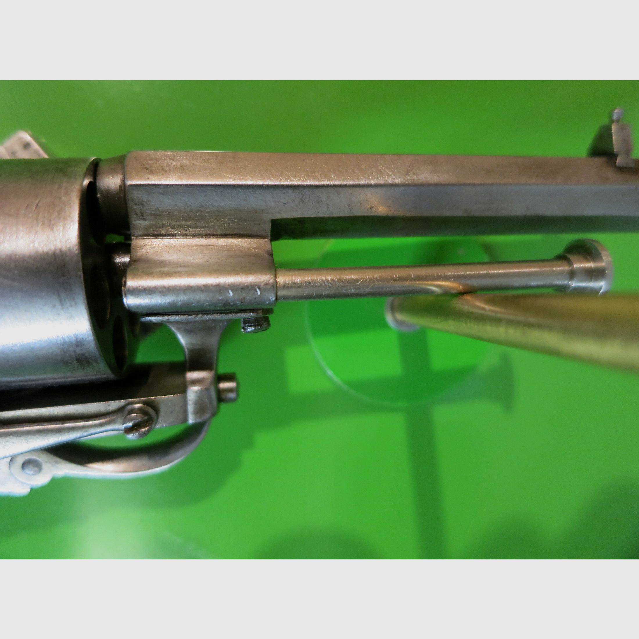 Revolver, Lefaucheux-Stiftfeuerrevolver M1858, Kal. 7 mm, Zivileproduktion     #87-
