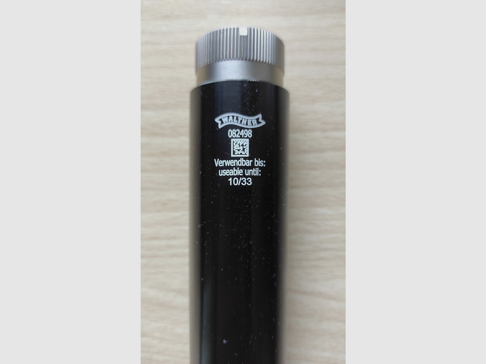 Aluminium Pressluftkartusche für Walther Luftgewehr 