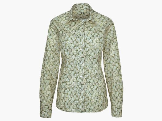 Hunting Dog Long Sleeve Blouse Anna