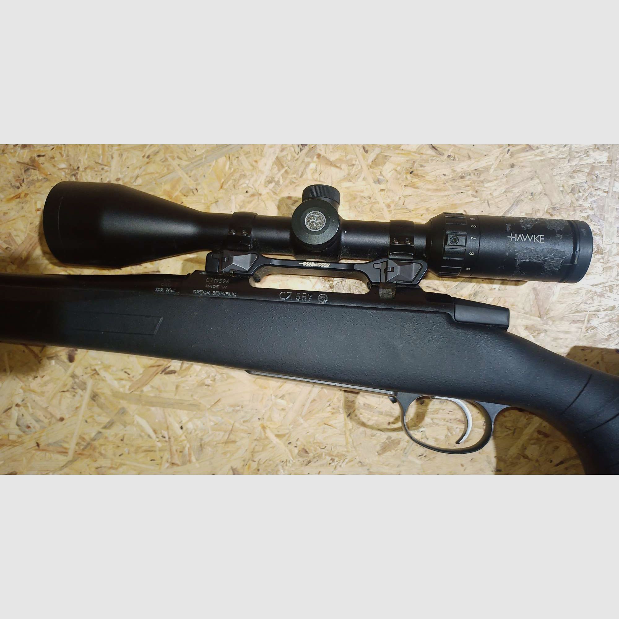 Repeater rifle Brünner Cz 557, cal. 308 Win. with accessories