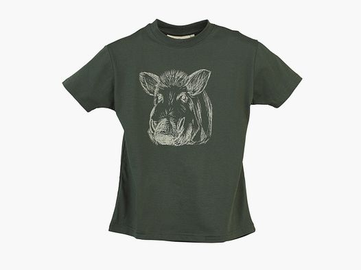 Hubertus Kinder-T-Shirt Keilerkopf