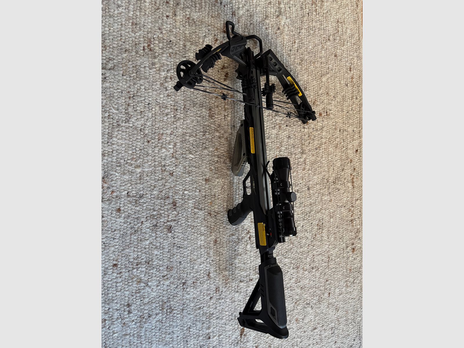 Armbrust mit Tasche und Zubehör 