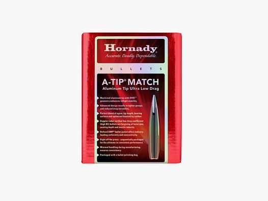 PALLE HORNADY 6.5MM 153GR A-TIP MATCH