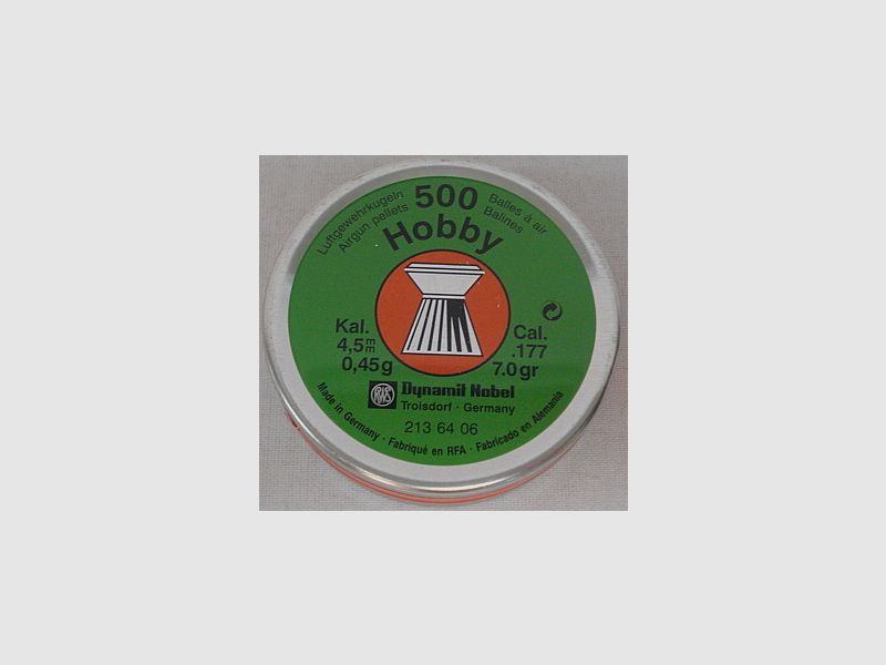 Hobby Flachkopf - 4,50mm/0,45g/7,0gr (a500)