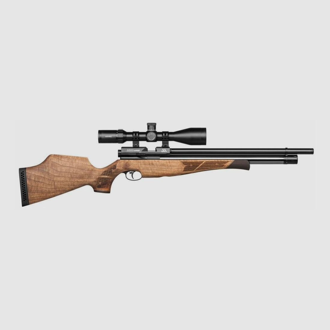 Air Arms S500 Carbine in Walnoot