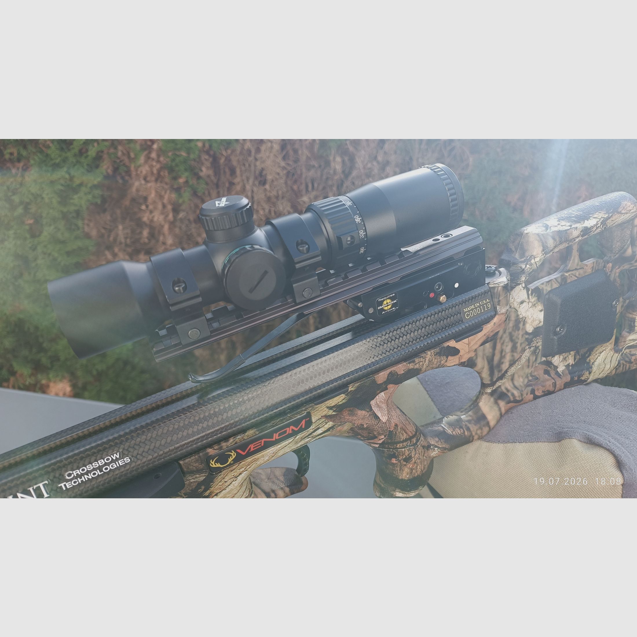 Armbrust Tenpoint Venom Carbon 372 Fps ACU Draw, Bild 4 von 8