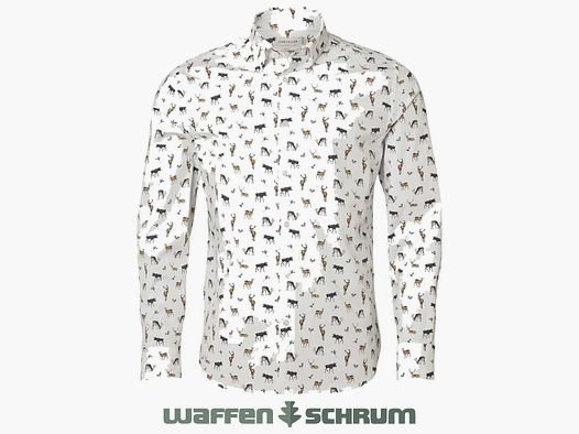 Chevalier Hemd Danson Contemporary Fit Royal Family Print
