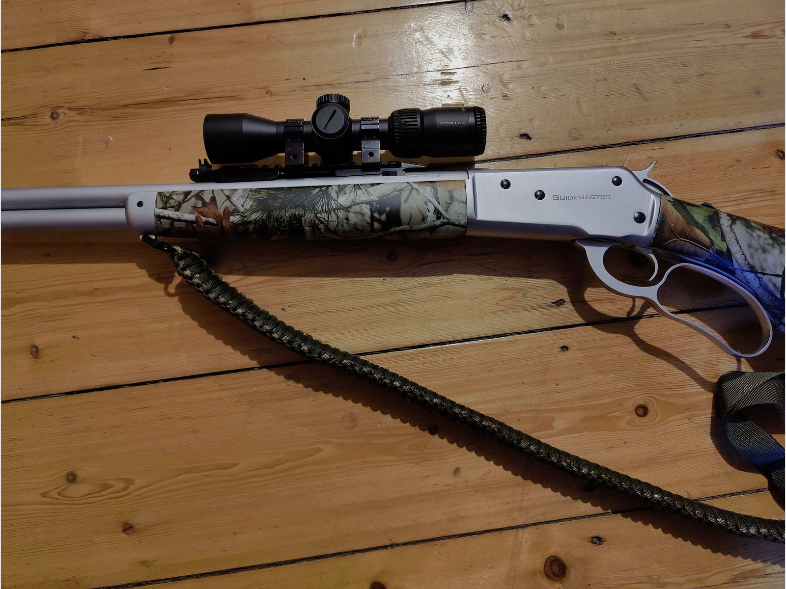 Davide Pedersoli Guidemaster 1886 lever-action rifle, image 1 of 6