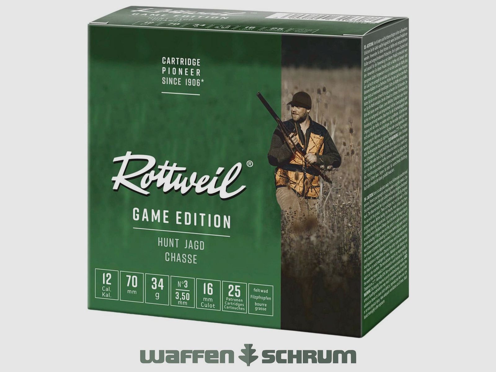 Rottweil Game Edition Hunt 12/70 3,5mm - 34g
