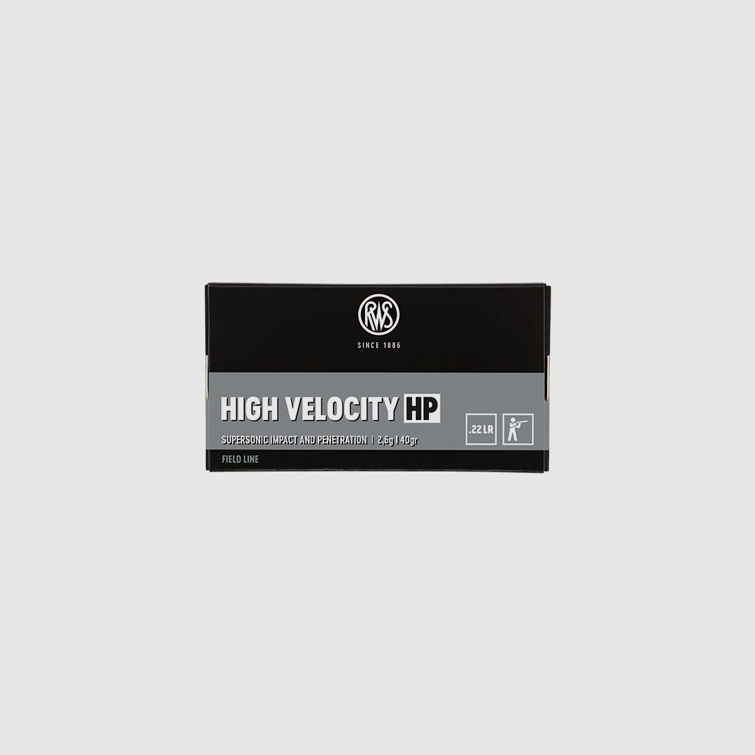 RWS 2132494 .22 LR Haute Vitesse HP 2,6g 40grs., image 1 sur 6
