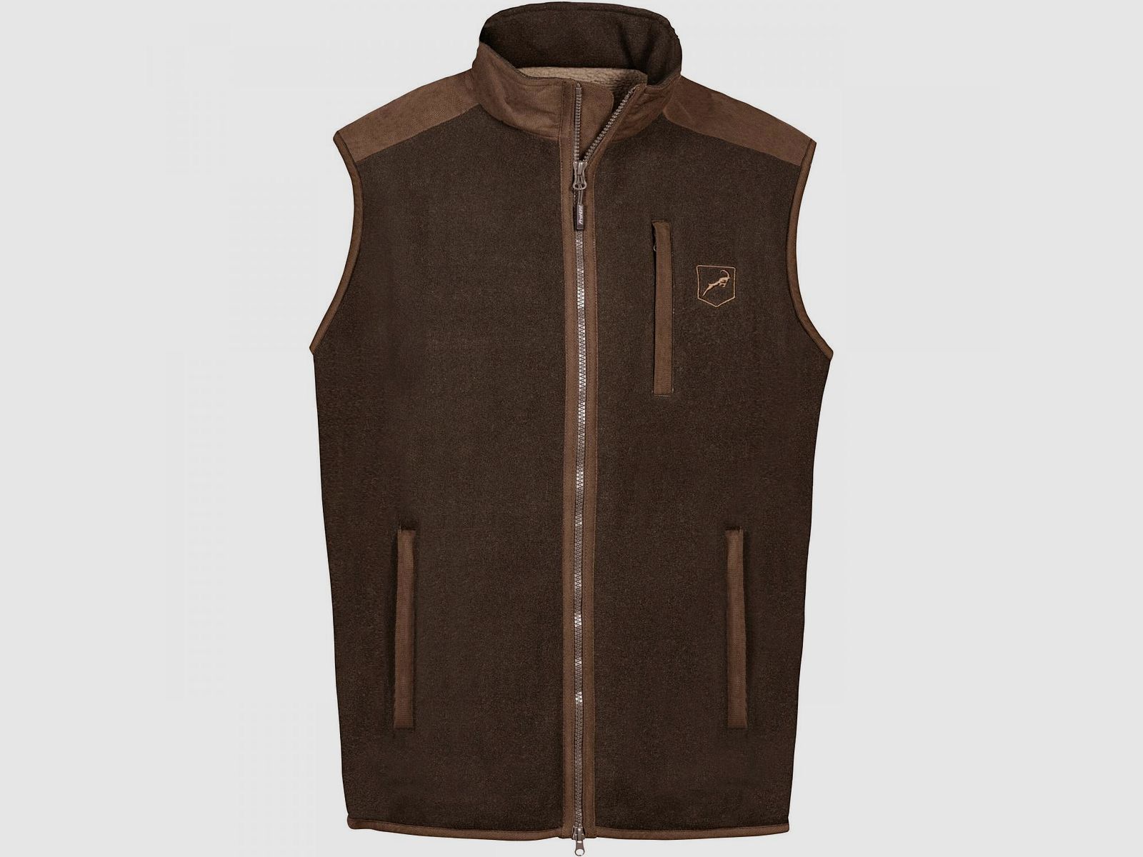 Gilet in Fleece Pointer Uomo (Marrone)