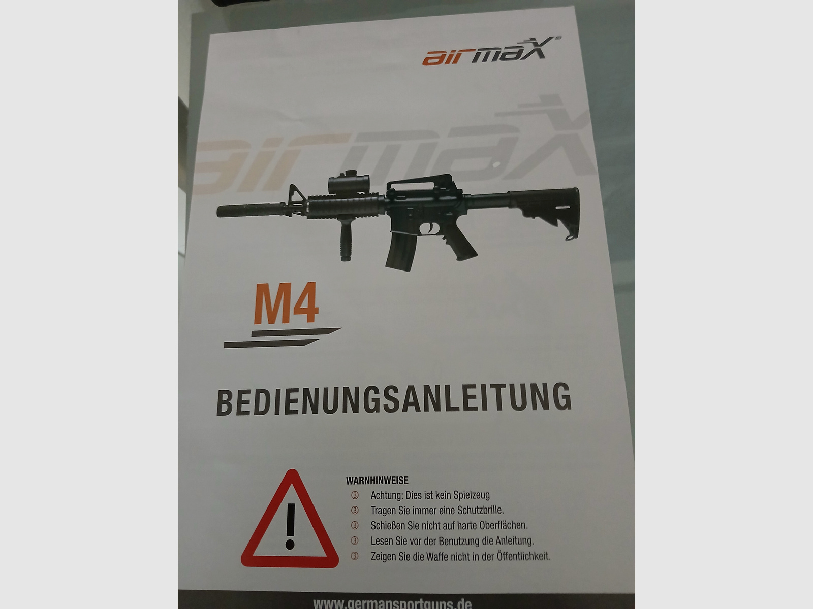 Elektrisches Softairgewehr M4 Airsoftgewehr Maschinengewehr! Neuwertig! Garantie!