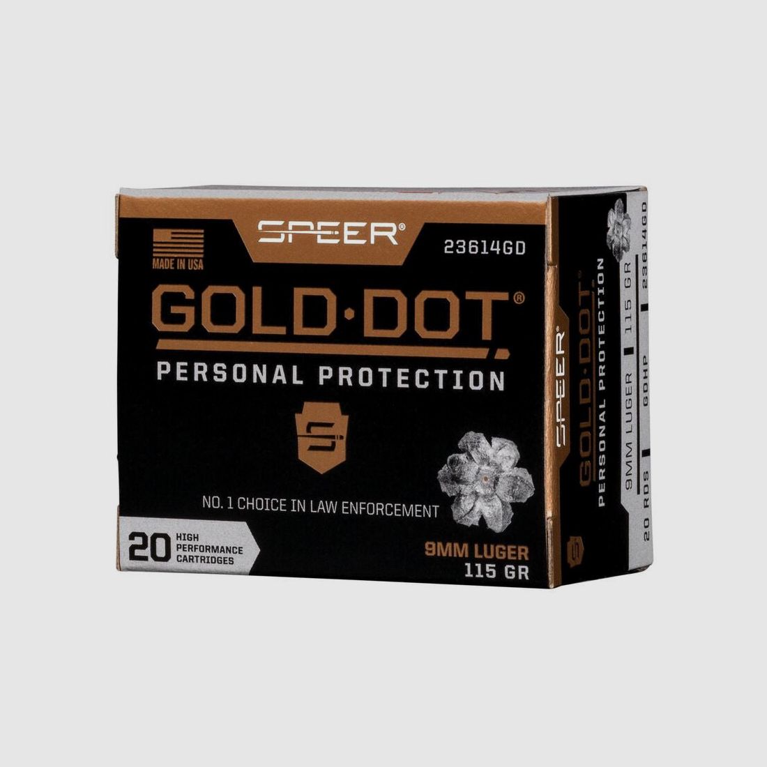 SPEER GOLD DOT - 9MM. - 115 GRAINS - GDHP, Bild 4 von 5