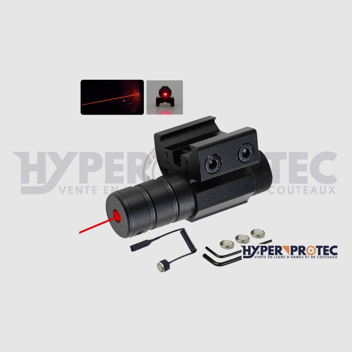 Laser-Mikro für 11 und 22 mm Schiene