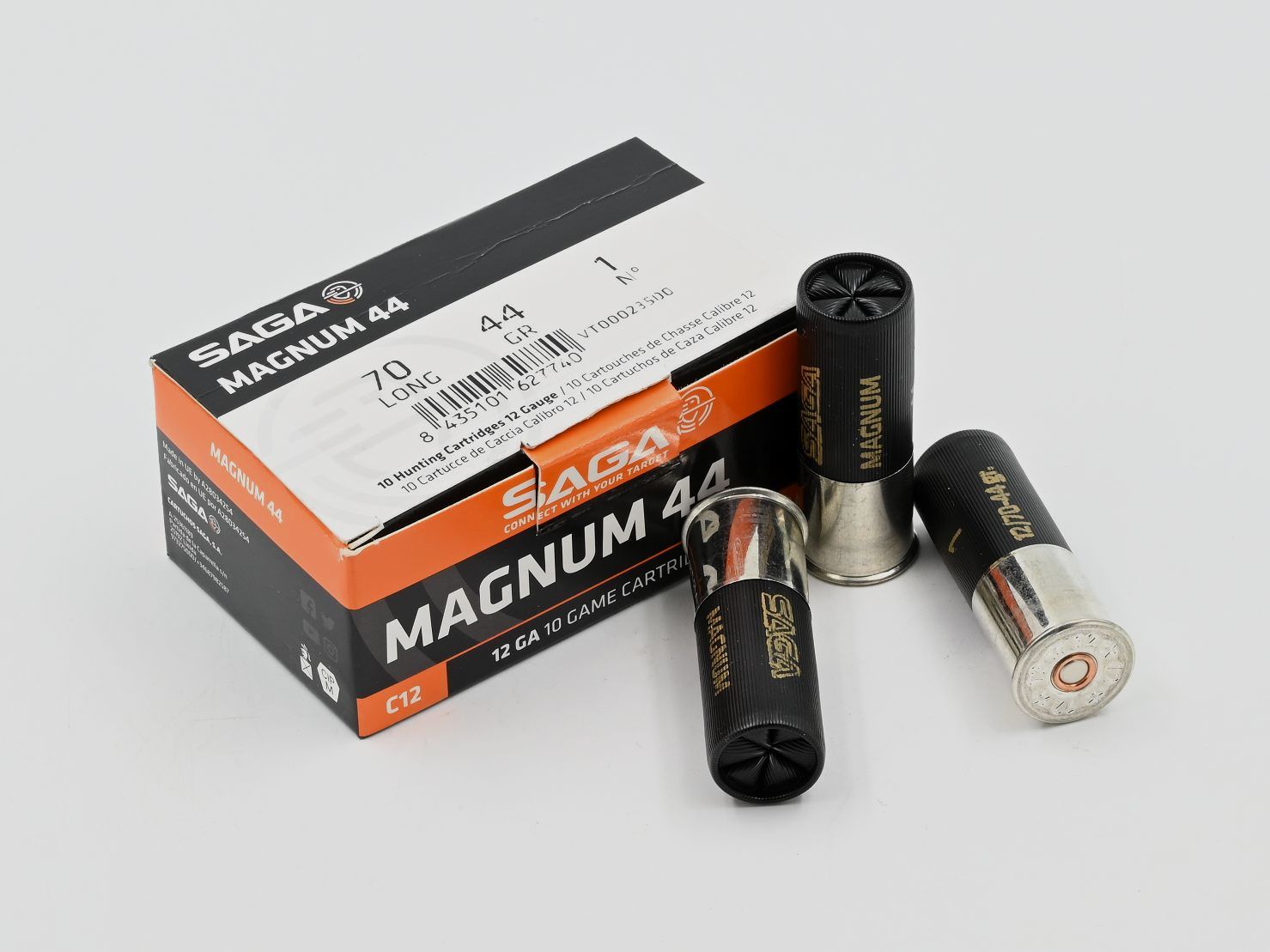 SAGA 12/70 MINI Magnum, Schrot Nr. 1 / 4.0 mm, 44 gr., 360m/s, 10 Stk.