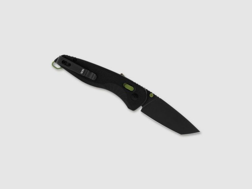 SOG Aegis AT Tanto Black assisted opening pocket knife, Bild 5 von 12