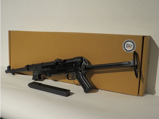 GSG (Schmeisser) MP40 - Schwarz - 9mm P.A.K. - Gas Signal - 