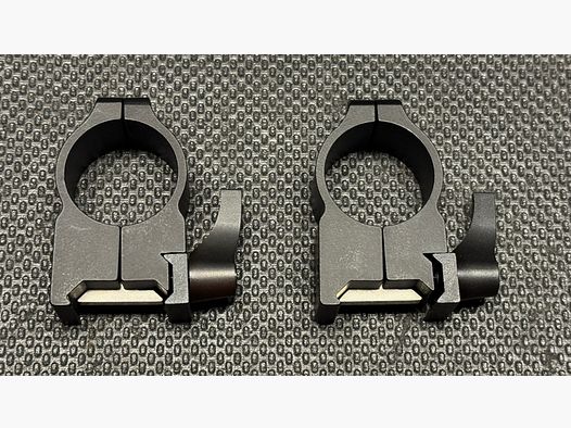 2 mounting rings with quick release / 25.4 mm base height approx. 13mm