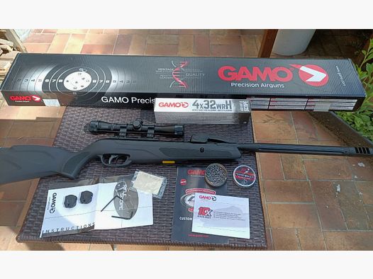 Mehrlader Luftgewehr Knicklauf Gamo Replay 10Maxxim Zielfernrohr 