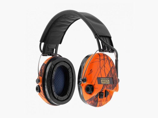 Versterkte hoofdtelefoon MSA SUPREME PRO X Camo Orange