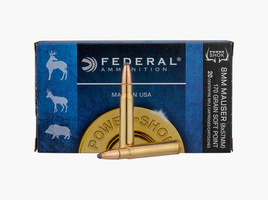8x57 IS Power Shok Tlm 11,0g/170grs. Munizioni Federal