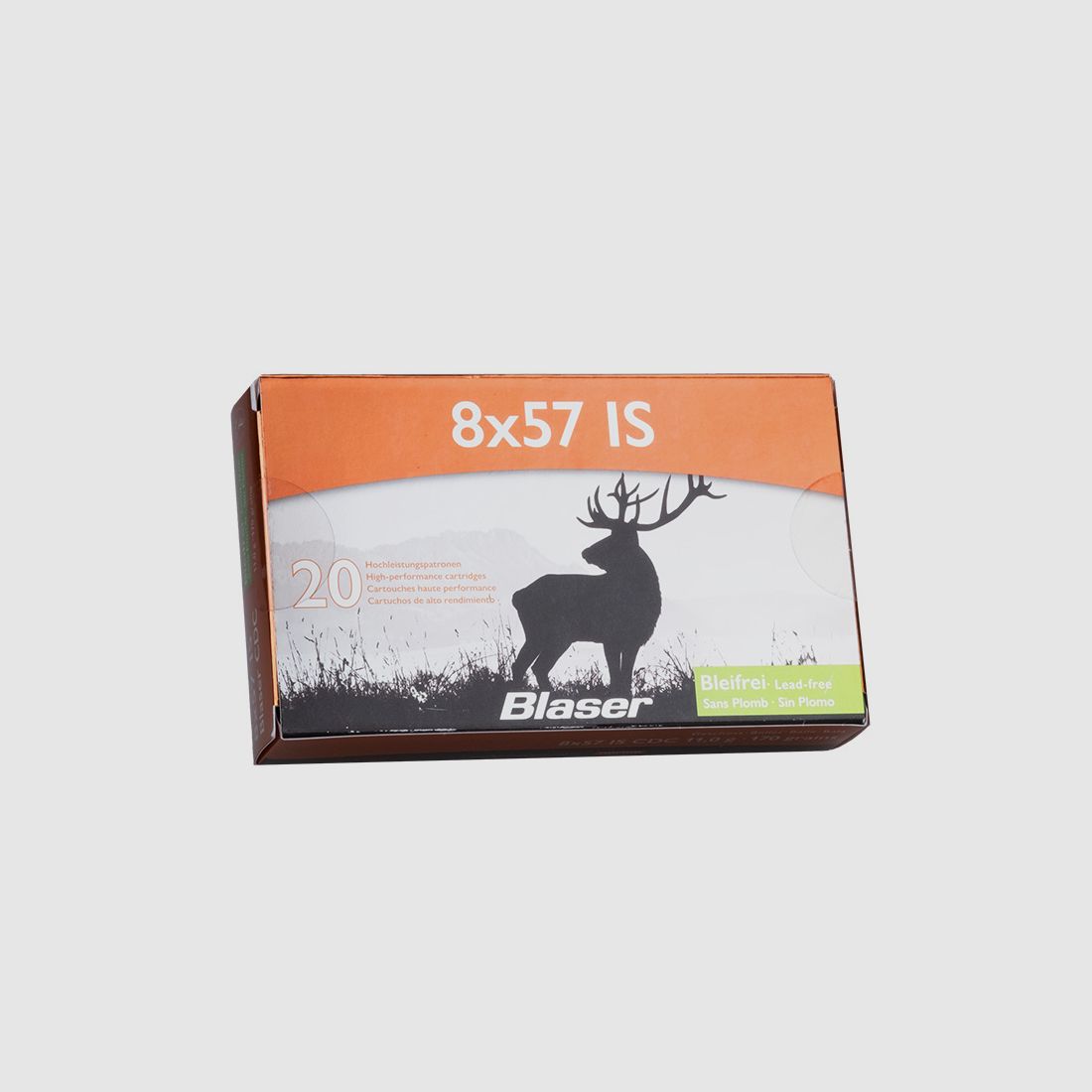 Blaser 8x57 IS CDC 11,0g/170gr Büchsenpatronen Bleifrei