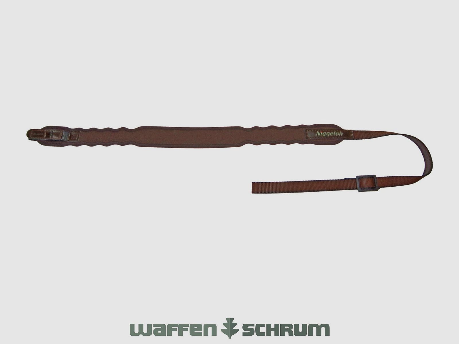 Niggeloh Gewehrriemen Elegant mit Schnellverschluss für Flinten Braun