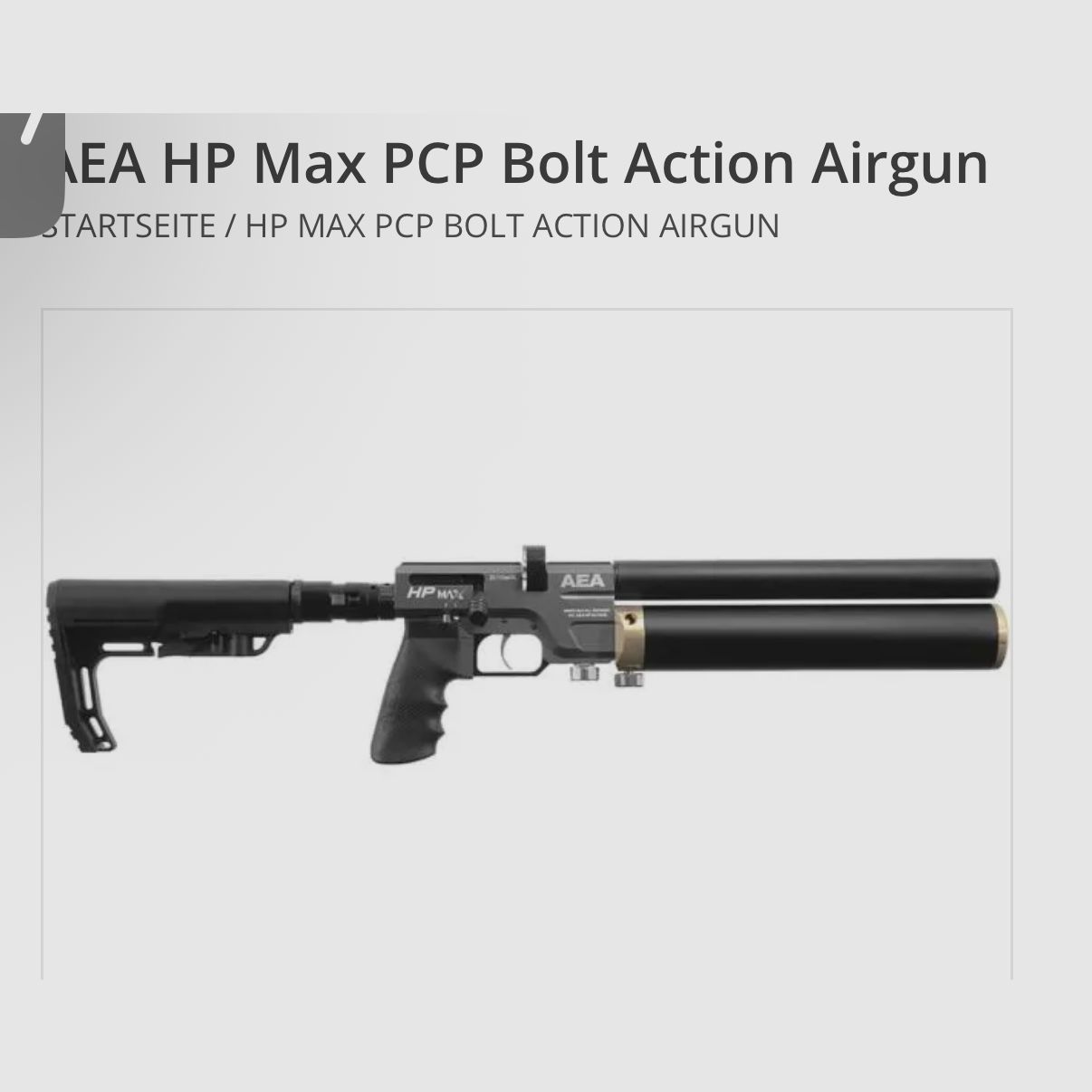 AEA HP MAX PCB Bolt Action Luftgewehr
