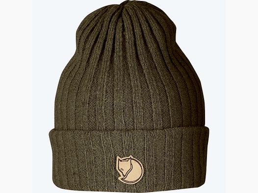 Fjällräven Strickmütze Byron Hat Dark Olive