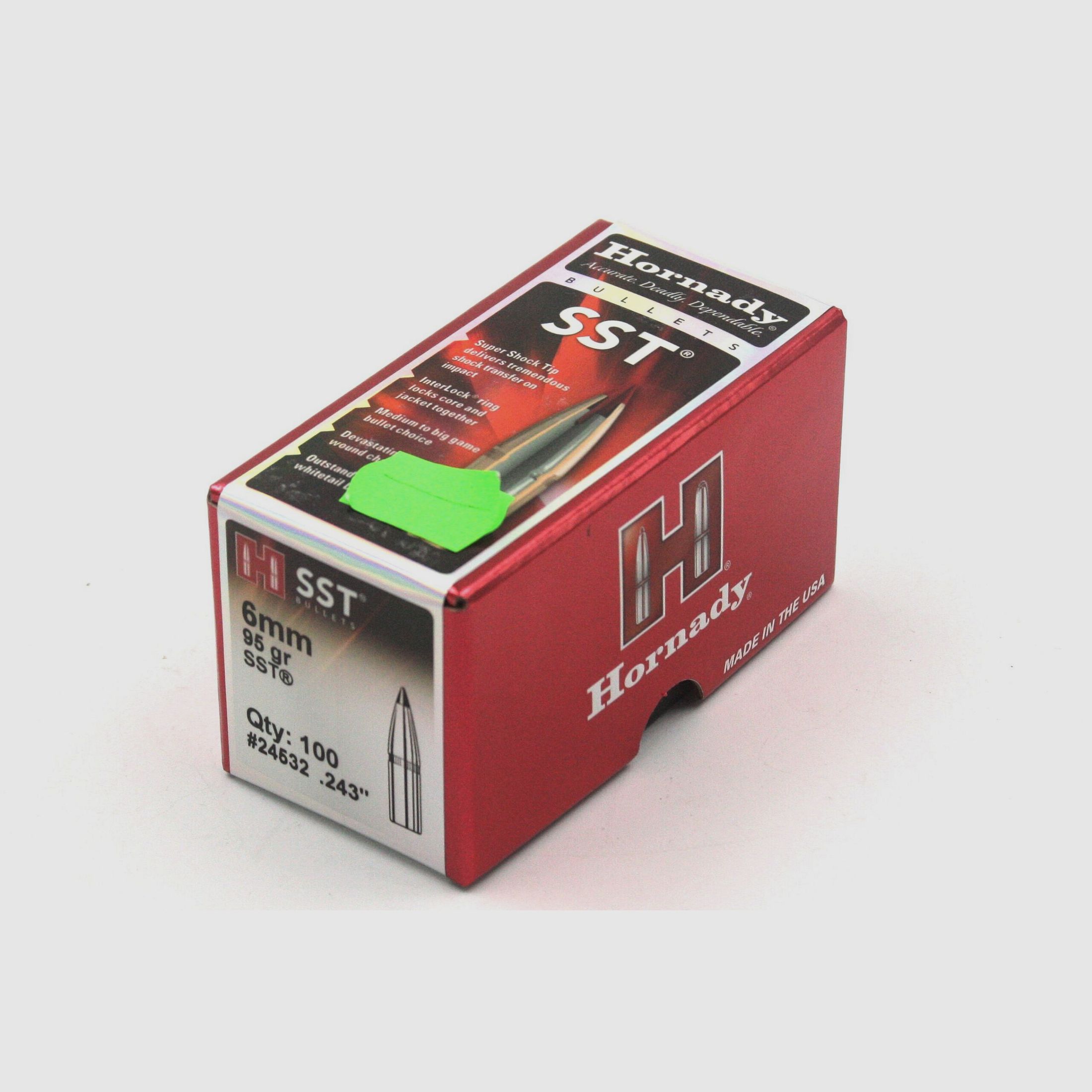 Proiettili per fucile, Hornady .243 SST, 95gr, 100 pz, .243 Win.