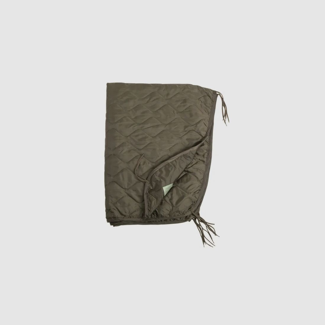 Doublure de poncho (couverture matelassée) - Olive - 210x150cm + sac de rangement