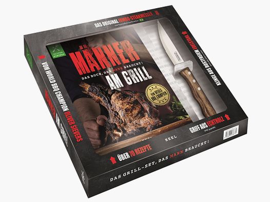 Männer am Grill inkl. Messer