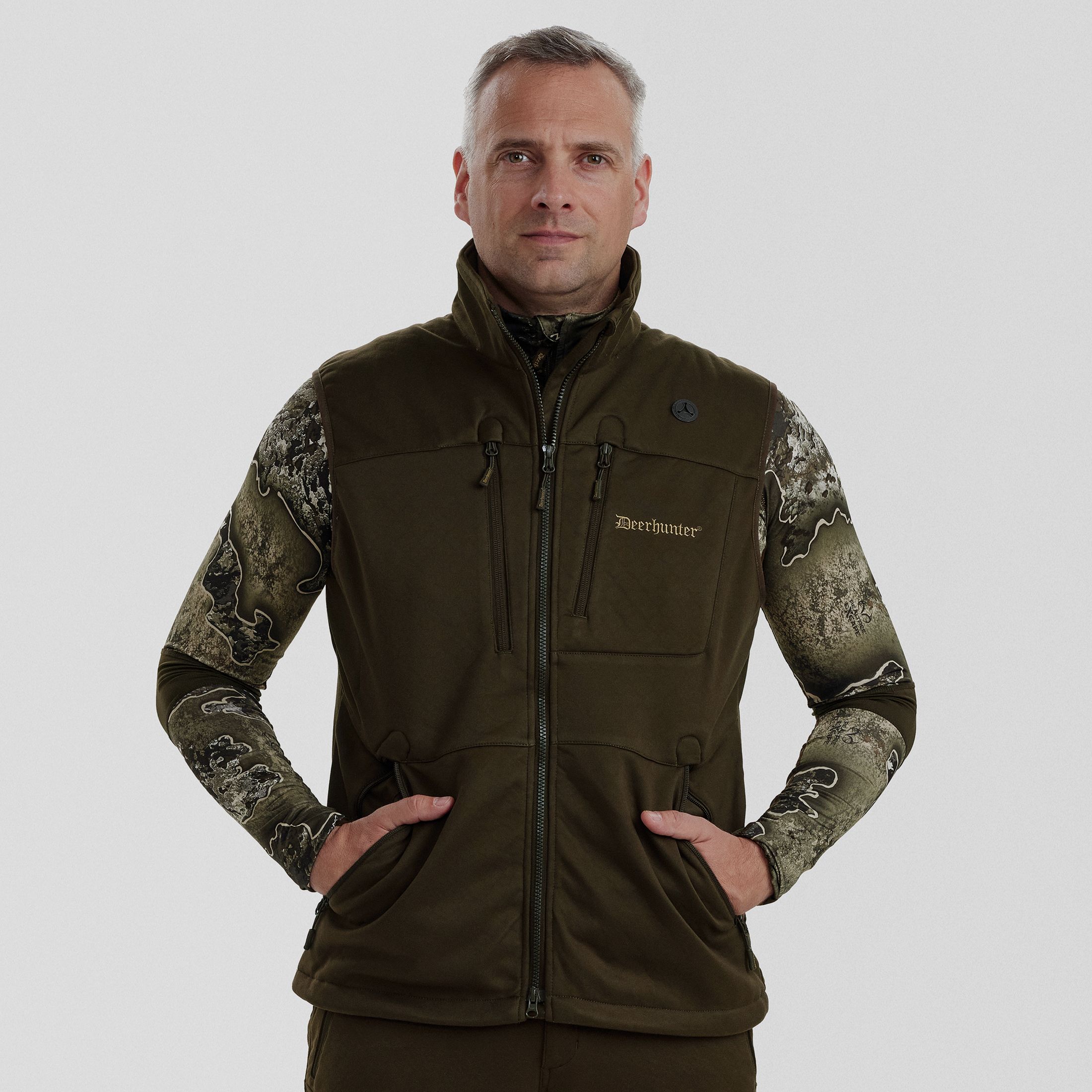 Excape Softshell Weste - Art Green – Größe: L
