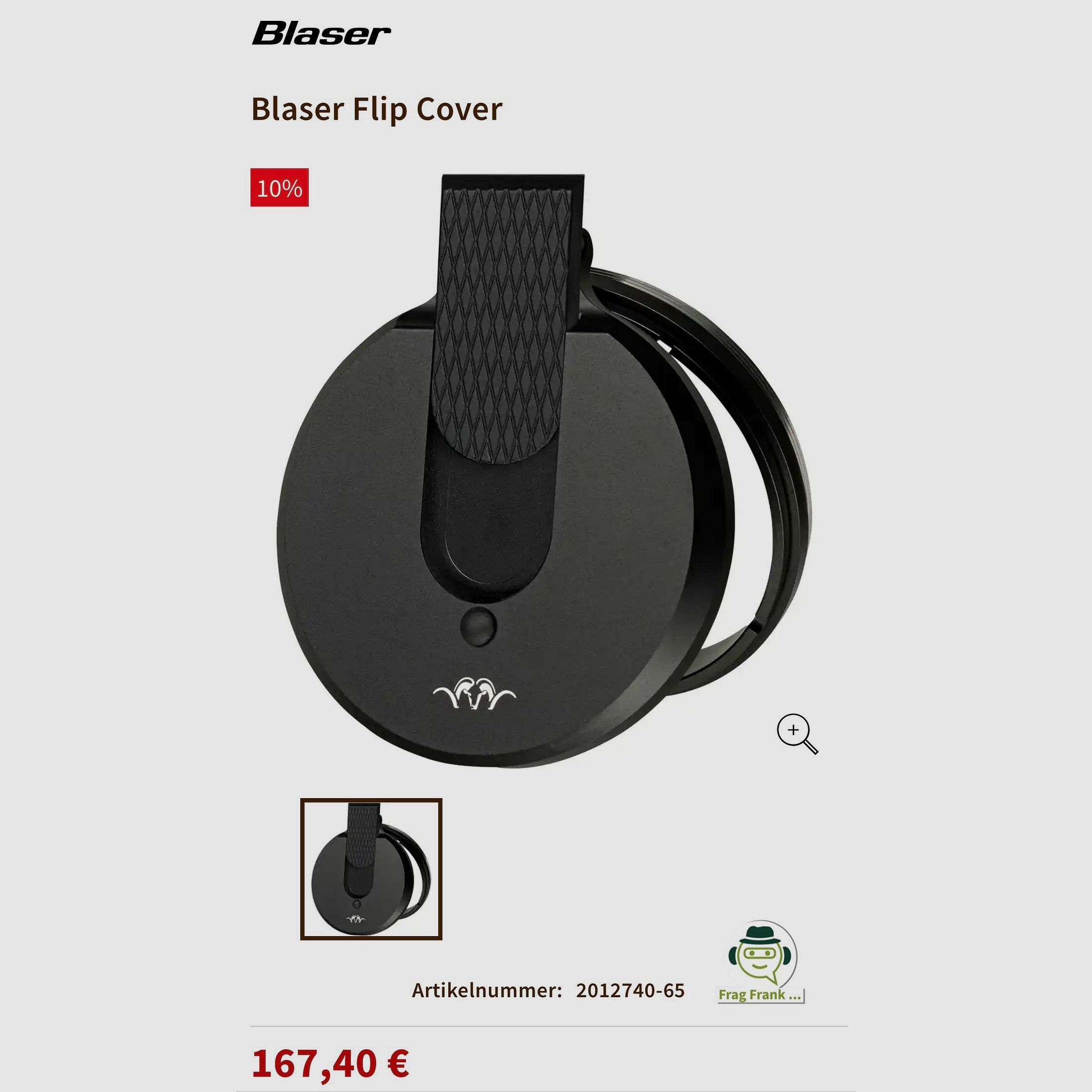 Blaser Zielfernrohr B2 2,5-15x56 iC S mit Schiene und Blaser Sattelmontage