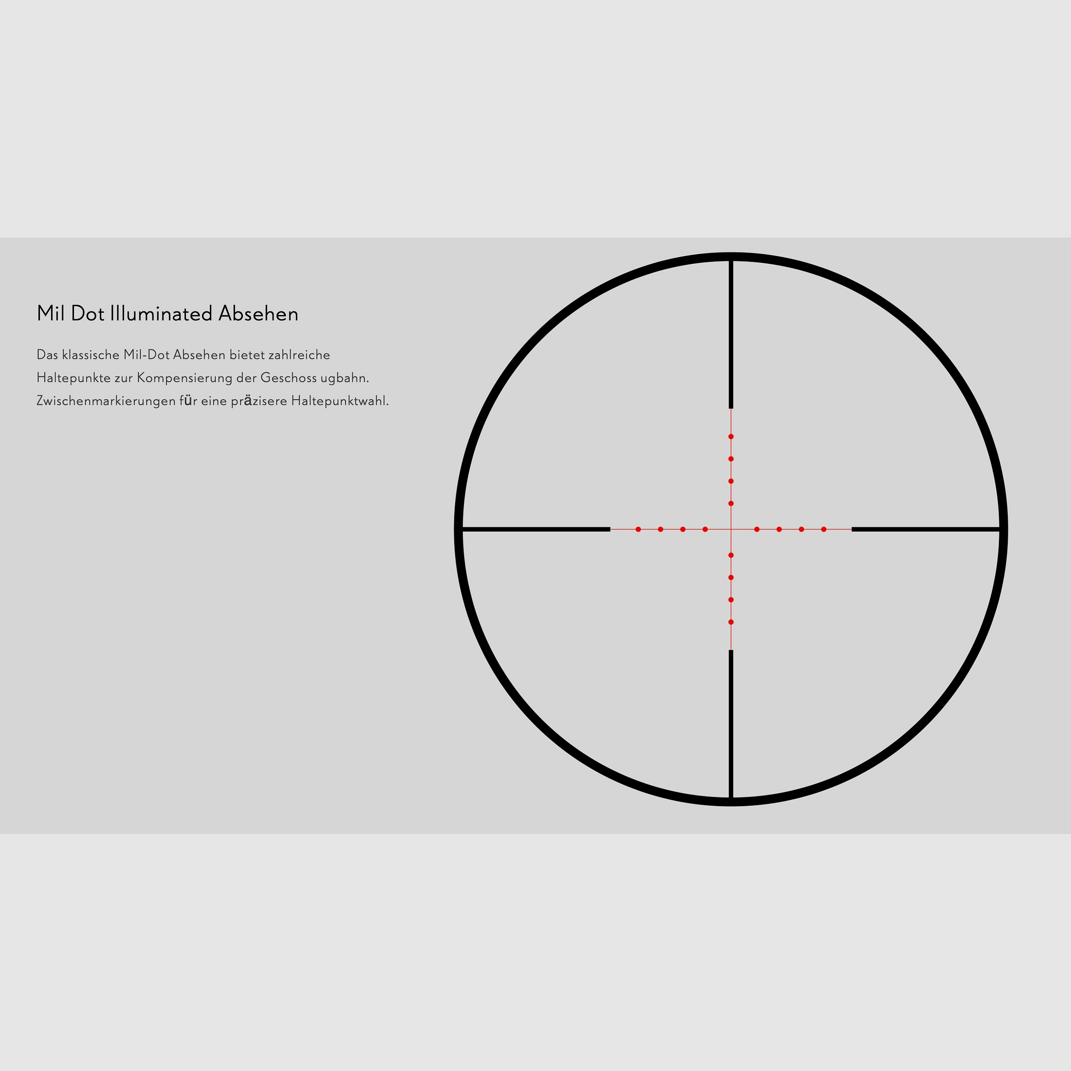 HAWKE 14232 Zielfernrohr VANTAGE 3-9x50 AO MIL DOT IR Leuchtabsehen Rot und Grün