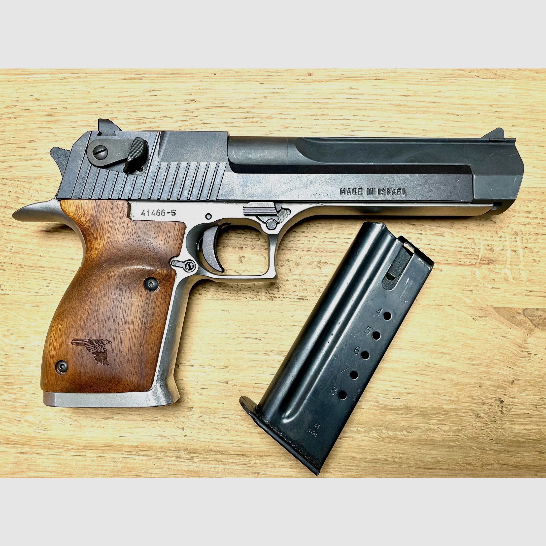 Halbautomatische Pistole IMI, Mod.: Desert Eagle, Kal.: .44 Magnum, original Israel Military Industries