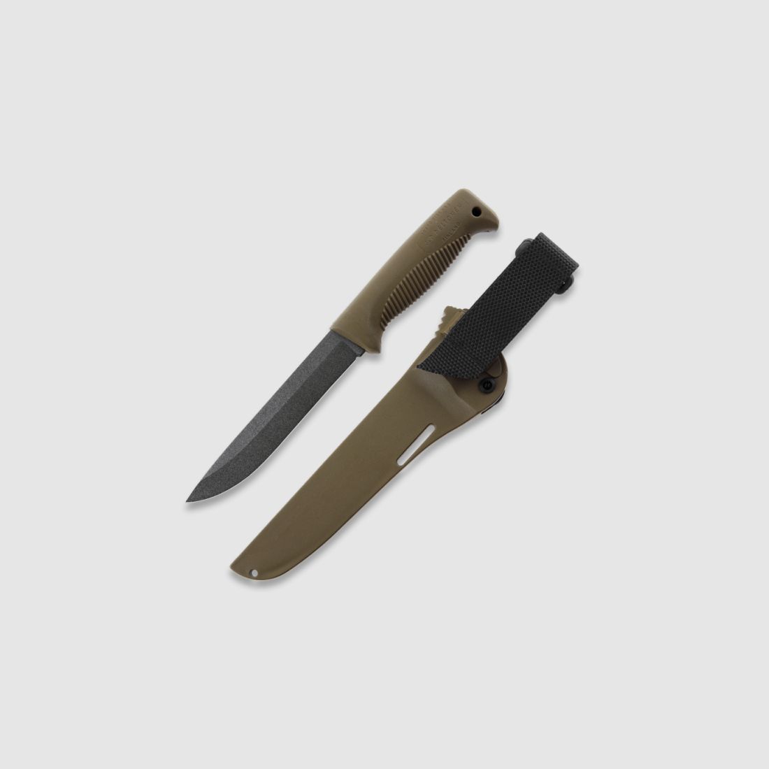 Peltonen Knives M95 Ranger Puukko Sissipuukko FJP120 PTFE Beschichtung Kunststoffscheide braun FDE