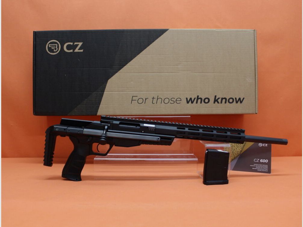 CZUB Rep.Büchse .223Rem CZUB CZ 600 Trail, 412mm freischwingender Lauf (M15x1)/ Schubschaft