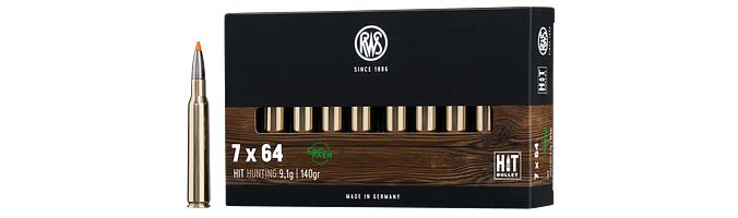 RWS 7x64 HIT 9,1g/140grs.