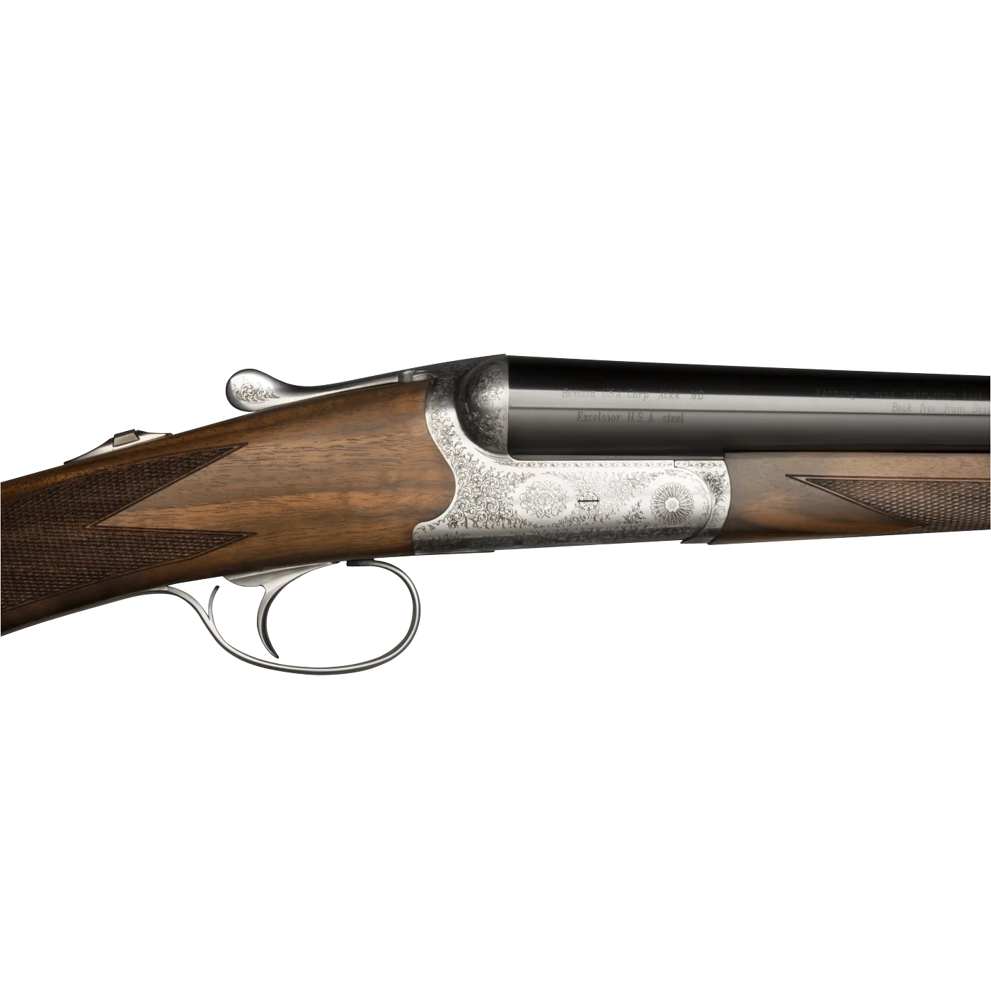 Beretta 486 S/S Floral Engraving 20/76 - 76cm løb, billede 4 af 6