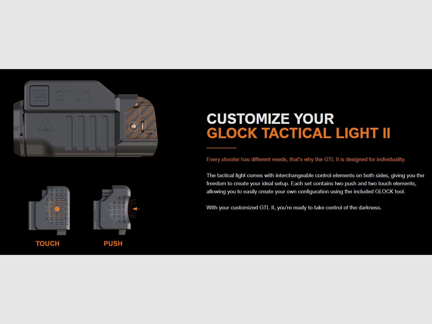 Taktische-Lampe Glock GTL II LED, Bild 3 von 4