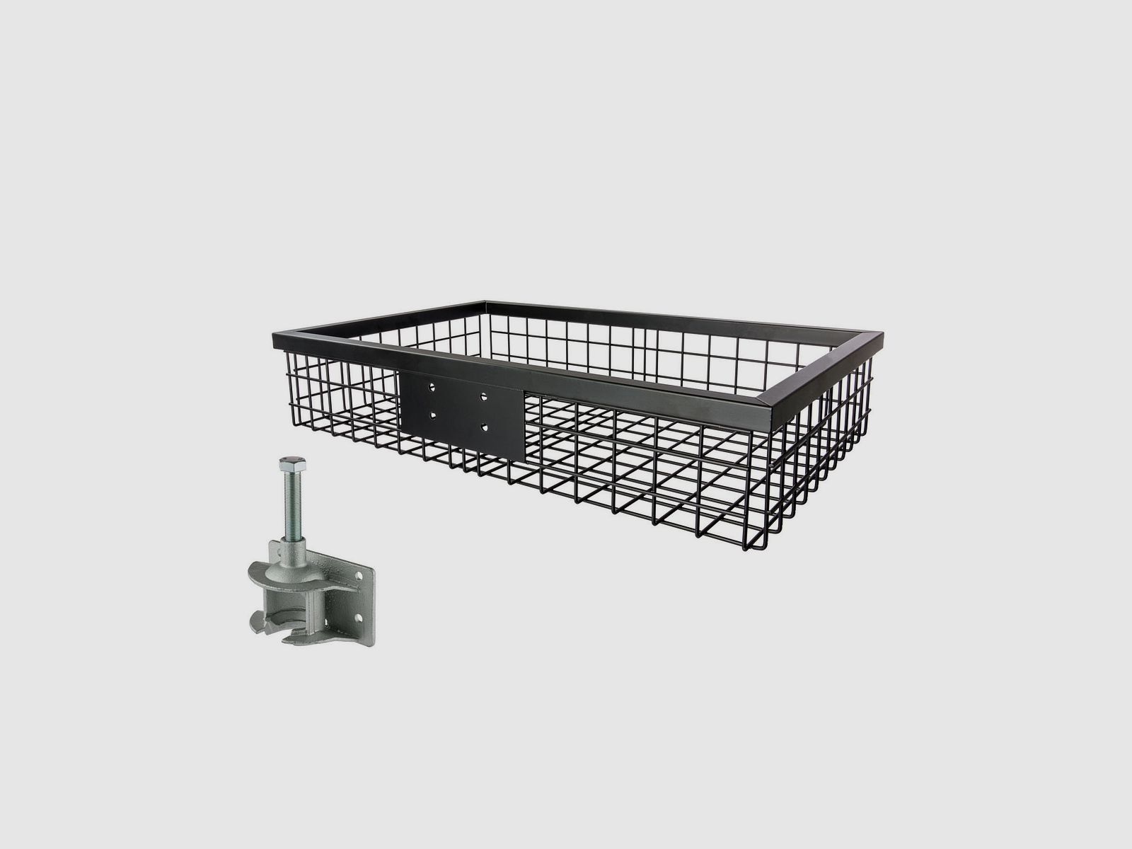 Tow bar 890x580x180 coated with plug coupling