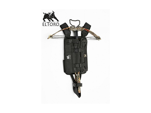 elTORO Tragesystem für Armbrüste in schwarz mit vielen Taschen