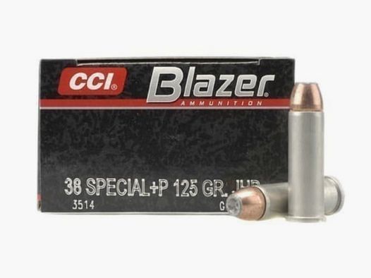 CCI Blazer Aluminio .38 Special 125GR JHP 50 cartuchos