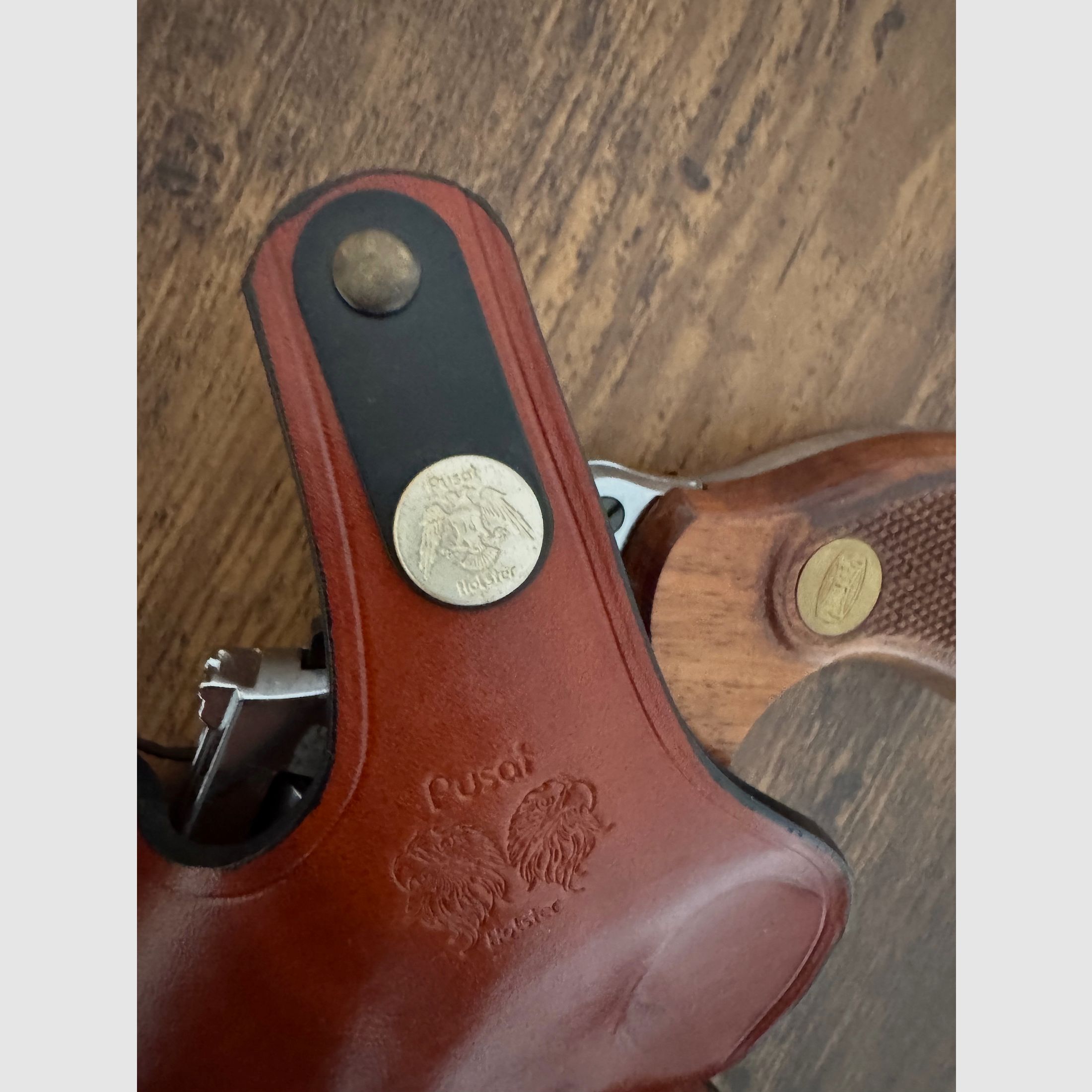 Mauser L100 9mm Chrom Rarytas! Z skórzanym dopasowanym kaburą