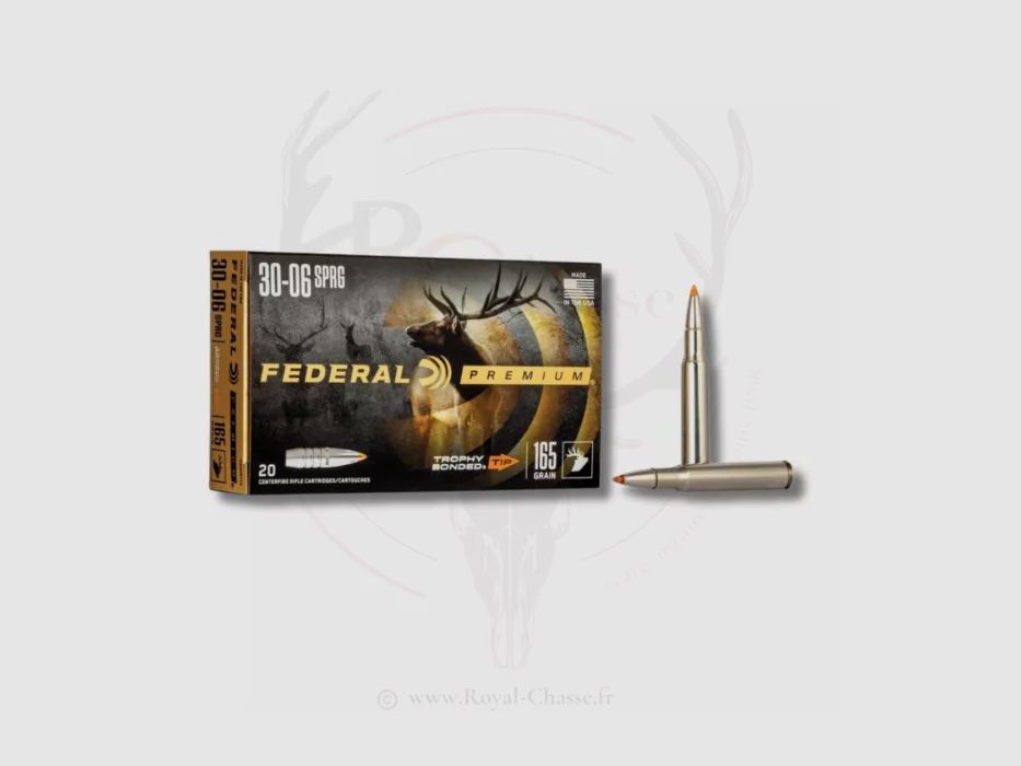 20 balles TROPHY BONDED TIP Cal.338 WIN MAG 200Grs FEDERAL, image 2 sur 4