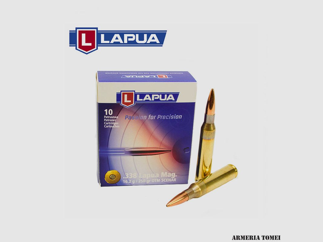 LAPUA – MUNITION Kal. 338LM 250GR Packung 10 Stk., Bild 1 von 2
