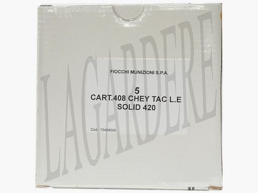 FIOCCHI SOLID 420 GRS (PATRONE MIT GESCHOSS)